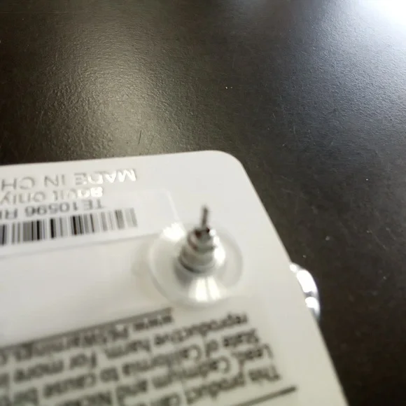 Silver Bow Post Earrings NEW - Picture 4 of 6